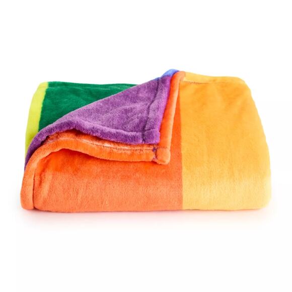 Sonoma Community Progress Pride Flag Oversized Plush Throw - Picture 2 of 2